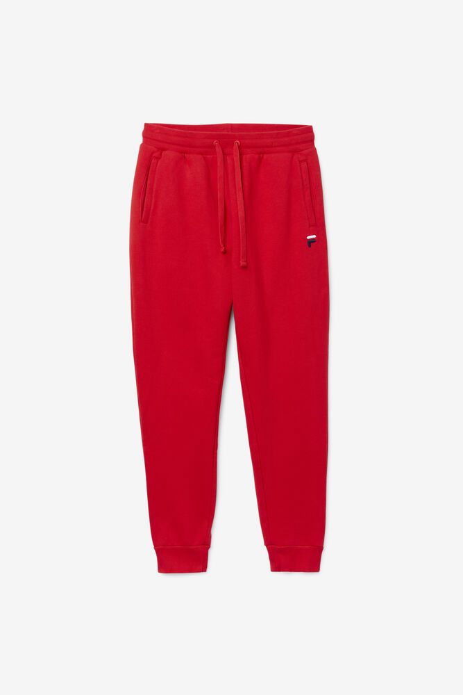 Fila Batul Jogger Red Pants Mens - NZ 79234-UCPX